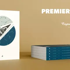 Okładka książki "Artemida Pocieszycielka" Pauli Meehan, z motywem zwierzęcia i gwiazd, to przykład najciekawszych trendów w projektowaniu okładek książek przyciąganie wzroku.