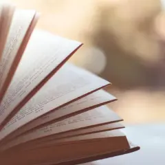 Otwarta książka, jej strony szeleszczą, jakby opowiadały o tym, jakie są funkcje postaci drugoplanowych w budowaniu świata literackiego.