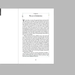 Profesjonalni autorzy używają tabel do balansowania punktów widzenia (POV), by zachować spójność narracji. Widzimy tu fragment tekstu z panelu "Story" w programie do składu tekstu.