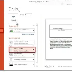 Jak wydrukować prezentacje PowerPoint szybko i poprawnie - sprawdzona metoda