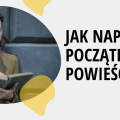 Kobieta w okularach czyta książkę, inspirując się do tego, jak zacząć pisać własną powieść od budowania świata czy postaci.