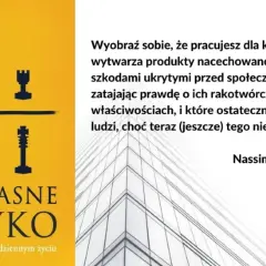 Czarny łabędź książka - jak Taleb zmienił nasze myślenie o ryzyku