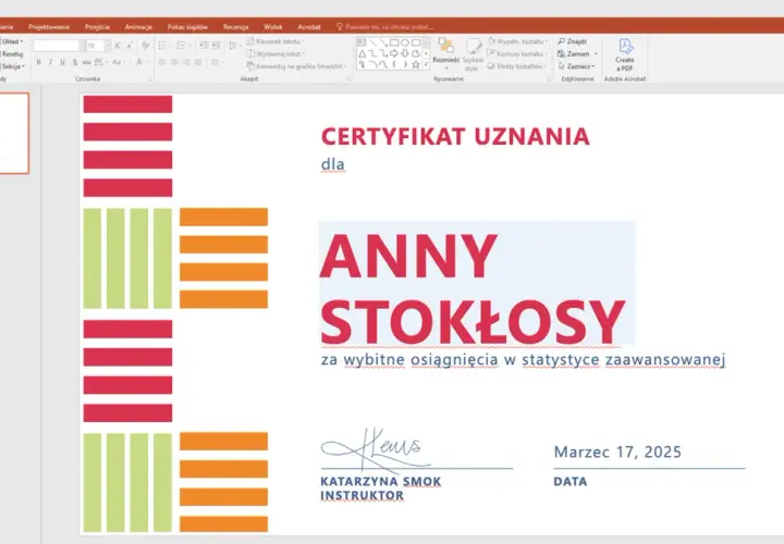 Instrukcja jak zrobić dyplom w PowerPoint - poznaj wszystkie funkcje