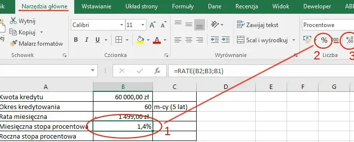 Jak samodzielnie obliczyć odsetki od kredytu w Excelu - prosty poradnik