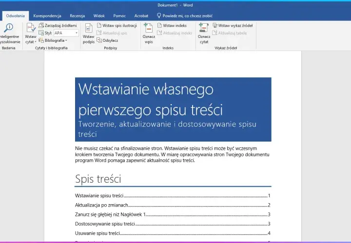 Prosty sposób jak zrobić spis treści w PowerPoint - skuteczne metody