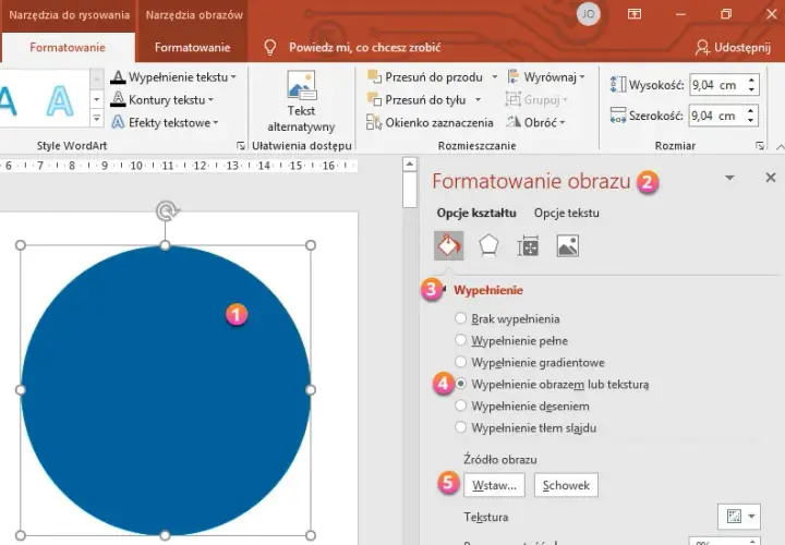 Proste metody jak zrobić okrągłe zdjęcie w PowerPoint - poradnik krok po kroku