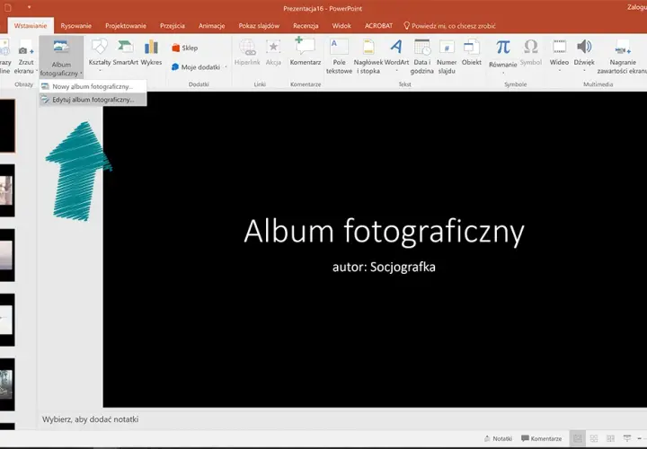 Jak zrobić album fotograficzny w PowerPoint - praktyczny poradnik od A do Z