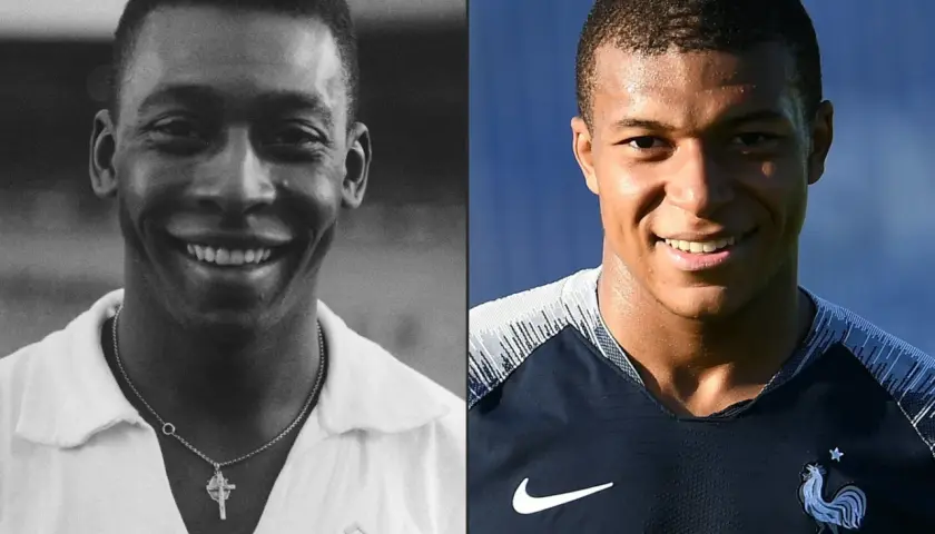 Porównanie Pelé i Kyliana Mbappé. Ile lat ma Mbappé? Młody piłkarz Francji, przyszłość futbolu.