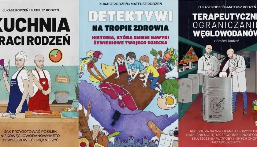 Wszystkie książki braci Rodzeń - poznaj ich najlepsze poradniki dietetyczne