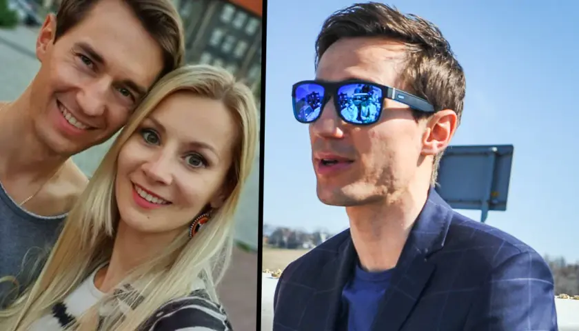 Kamil Stoch z żoną i w okularach przeciwsłonecznych. Fani zastanawiają się, dlaczego Stoch nie ma dzieci.