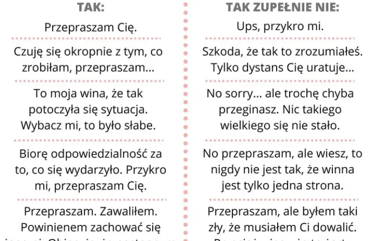 Jak przeprosić żonę po kłótni i naprawić związek na zawsze