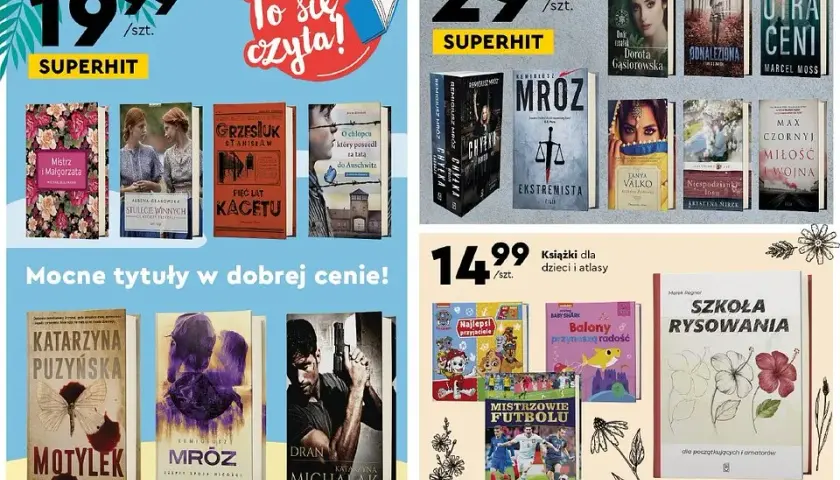 Książki w Biedronce - poznaj pełną ofertę i aktualne promocje czytelnicze