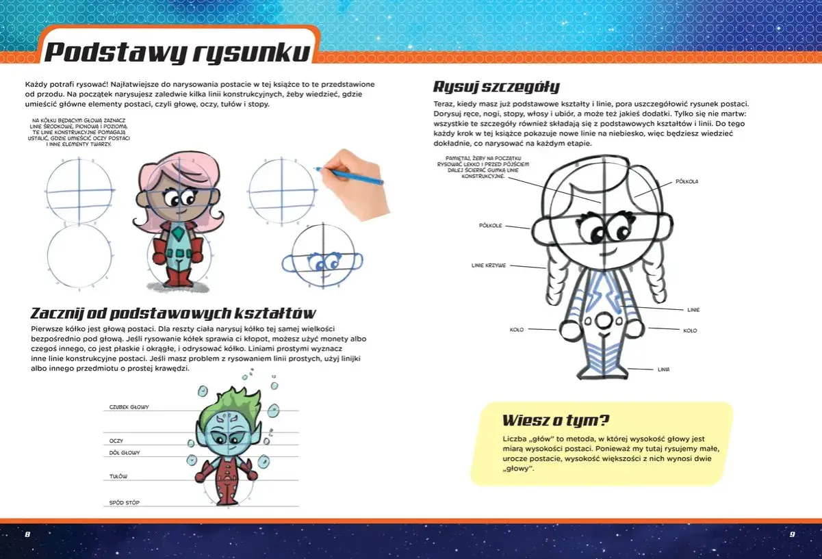 Jak zaplanować rozwój postaci w cyklu powieściowym wielotomowym? Rysunek postaci od podstaw, z uwzględnieniem kształtów i detali, pomoże Ci stworzyć unikalnych bohaterów.