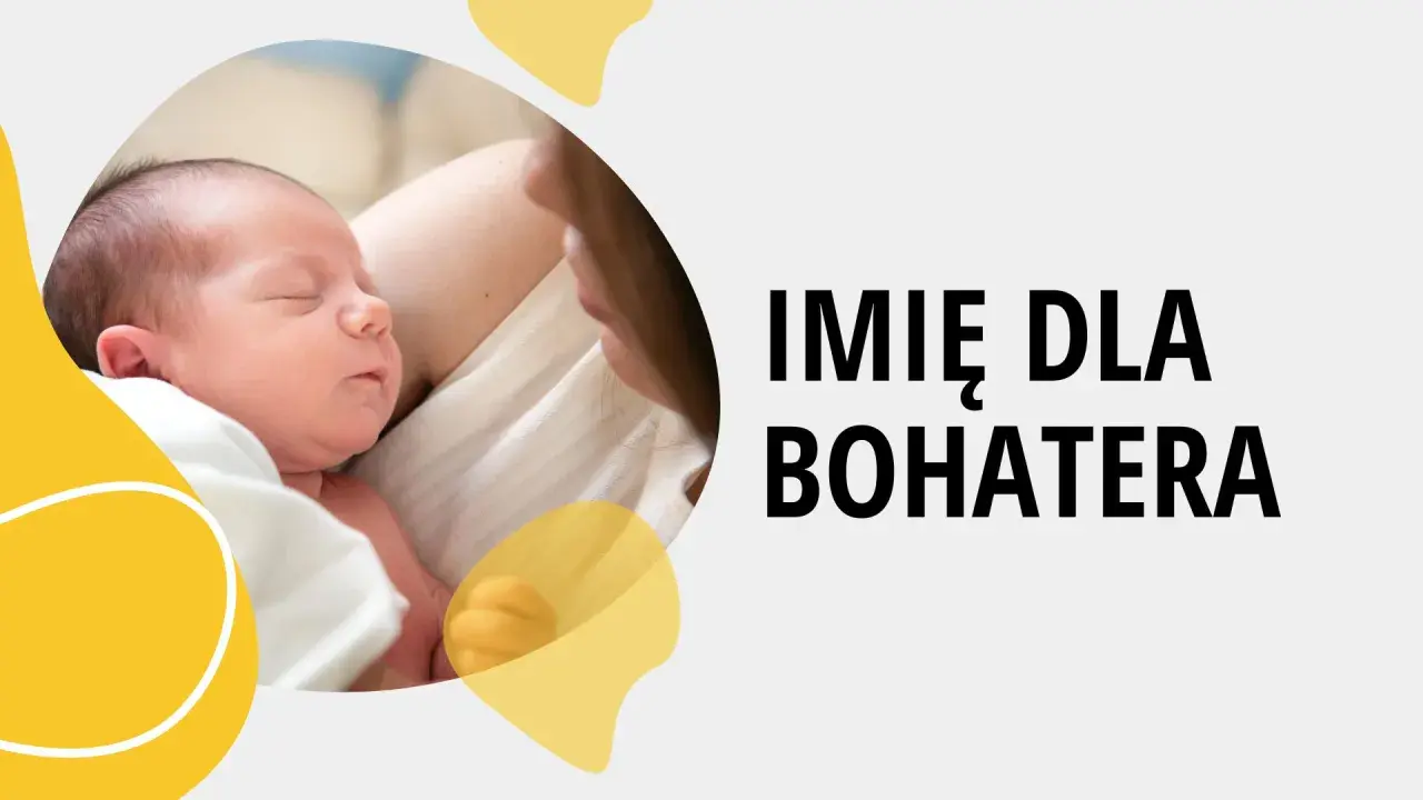Śpiące niemowlę w ramionach rodzica. Czy warto nadawać postaciom imiona o znaczeniu symbolicznym? "Imię dla bohatera".