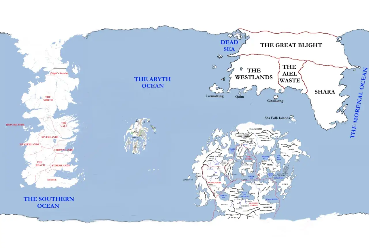 Najciekawsze mapy w literaturze: Westeros, Śródziemie i inne światy. Od Strażnika Północy po Mordor, ich funkcje w budowaniu narracji.