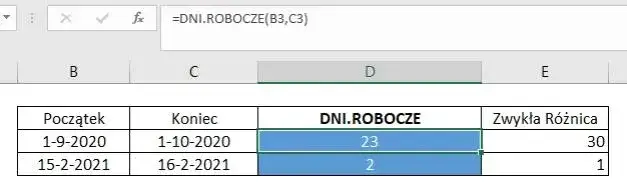 Zdjęcie Jak szybko obliczyć ilość dni pomiędzy datami w Excel - skuteczne metody