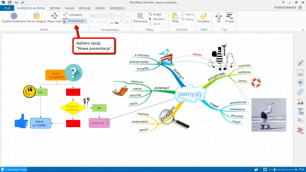 Zdjęcie Najlepsza instrukcja jak zrobić mapę myśli w PowerPoint krok po kroku
